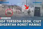 KAPOK, Tentara IDF Lari hingga Terjungkal usai Digertak Roket Hamas