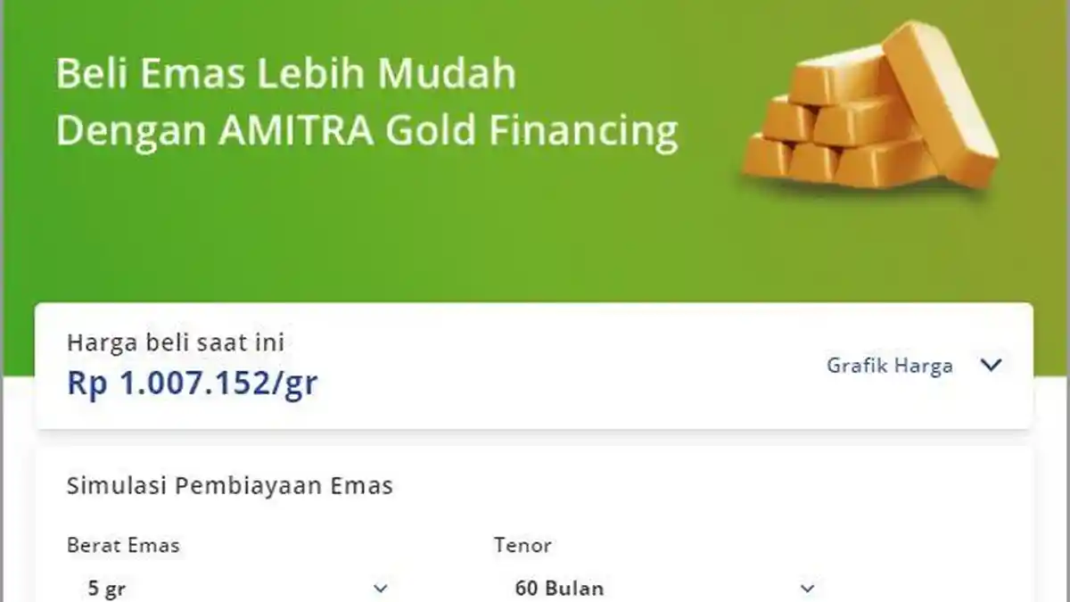 Cara Cicil Emas Antam Lewat AMITRA, Cukup Siapkan KTP dan Kartu Keluarga