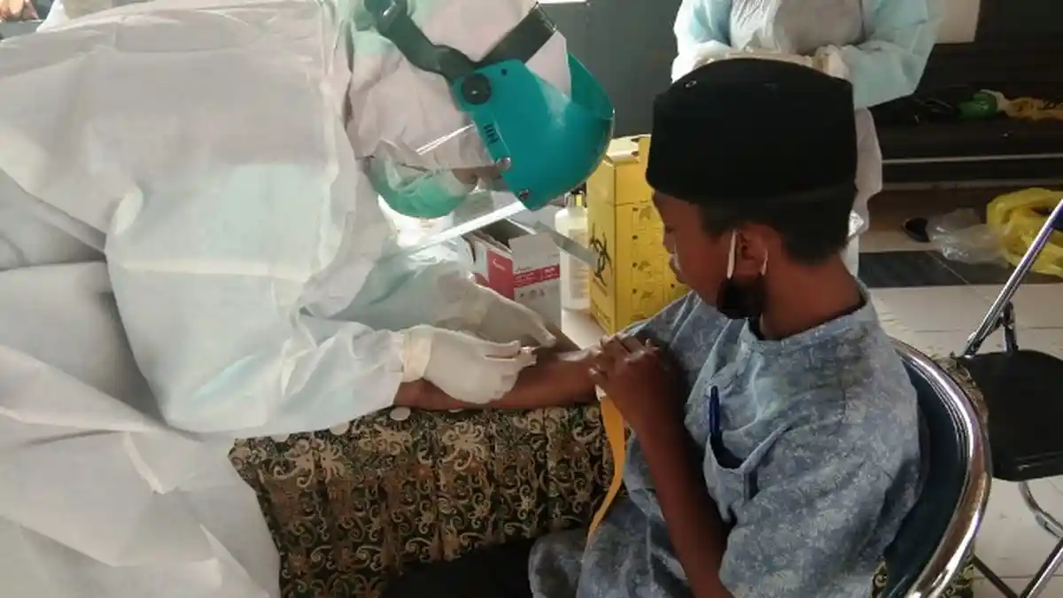 Gratis, Pemkab kutim Gelar Rapid Test untuk Ratusan Pelajar dan Mahasiswa