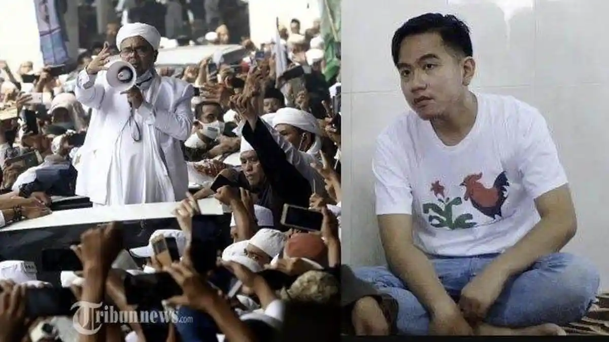 Nikahan Putri Rizieq Shihab Vs Kerumunan Massa Gibran, Putra Presiden Jokowi Trending Twitter