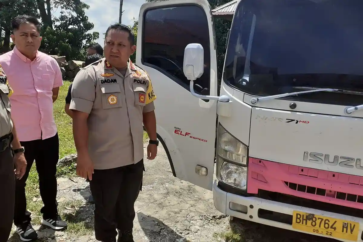 Kelabuhi Petugas, Begal Sarolangun dan Rupit Cat Truk Hasil Begal, Kini Jadi Buron