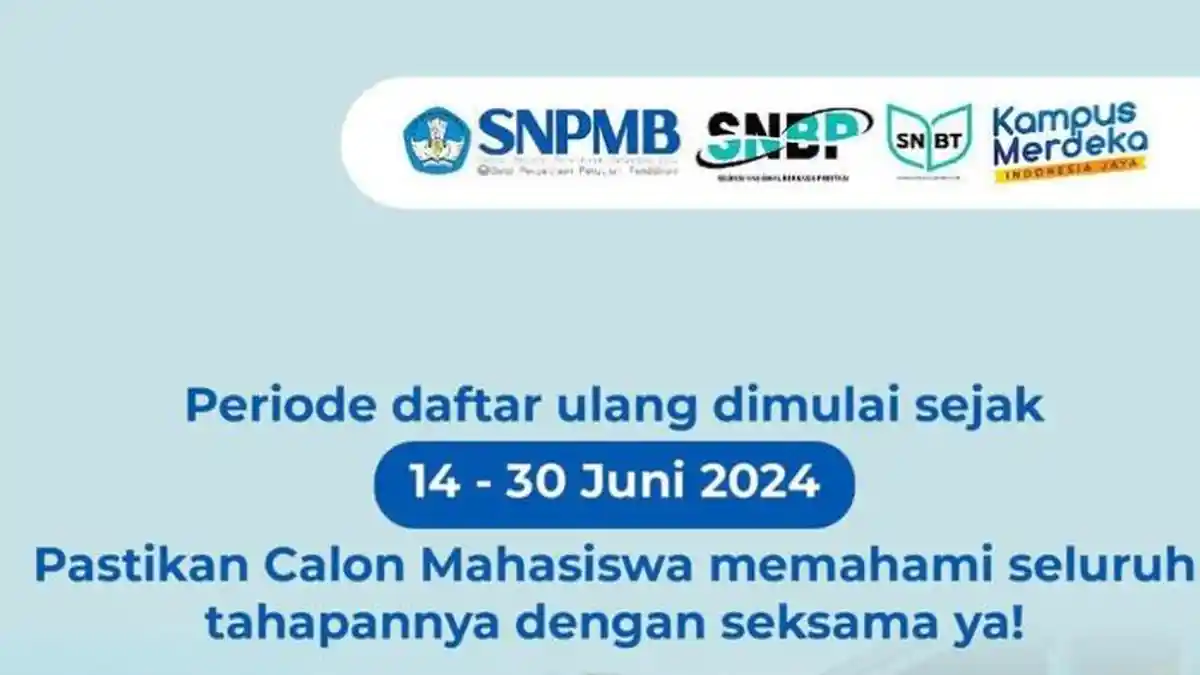 Batas Waktu Daftar Ulang UTBK SNBT 2024 Terakhir 30 Juni 2024, Ini Dokumen yang Disiapkan