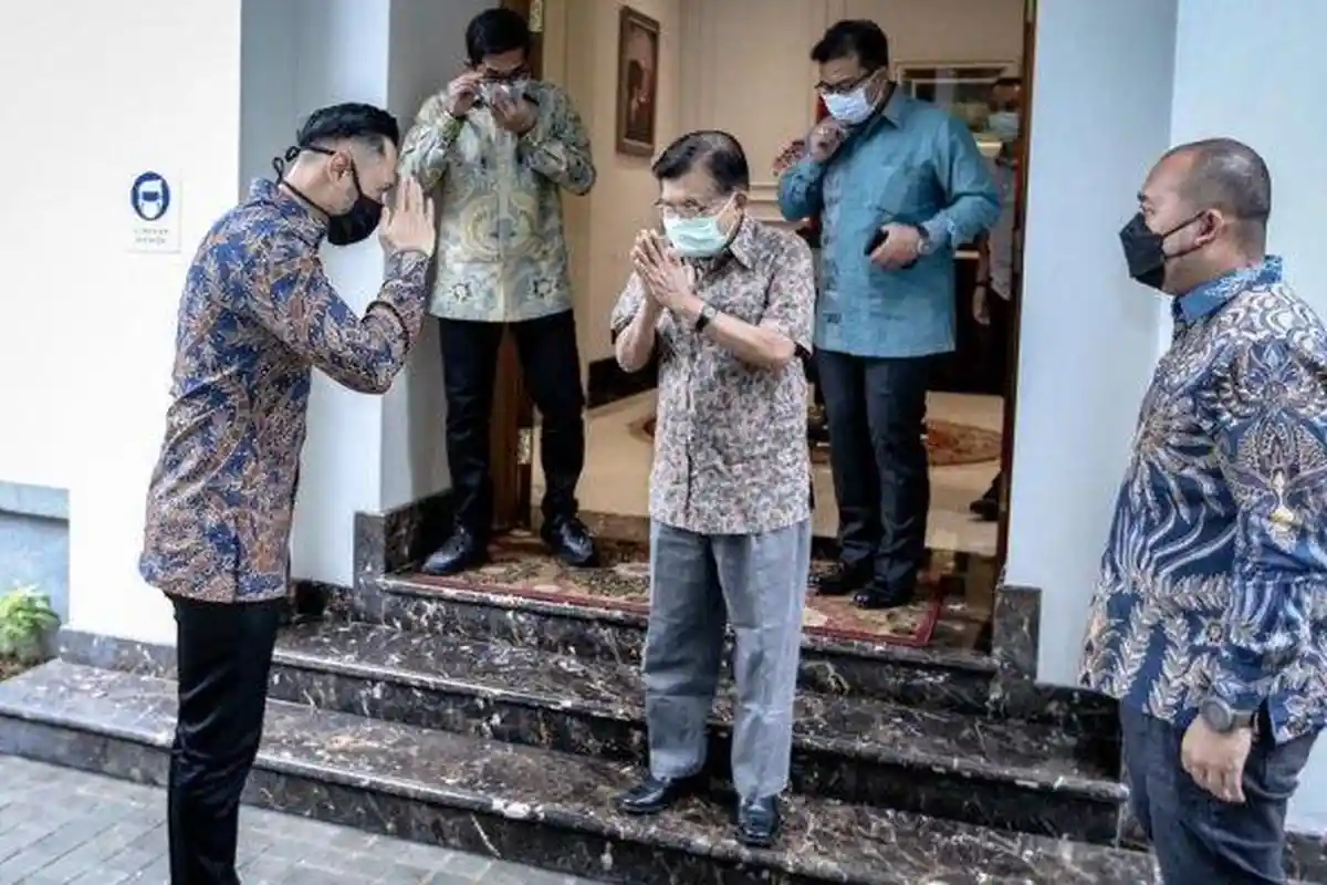 Kabar Terbaru AHY, Bertemu Jusuf Kalla, Ketua Umum Demokrat & Mantan Wapres Ngobrol Lebih Dari 1 Jam