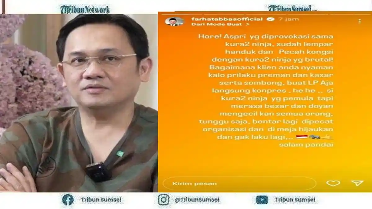 Farhat Abbas Menyerang Razman Nasution Sebut Aspri Hotman Paris Diprovokasi: Perilaku Preman