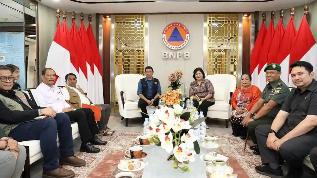 Pemkab Karo Diskusikan Relokasi Korban Sinabung, Kunjungi BNPB di Jakarta
