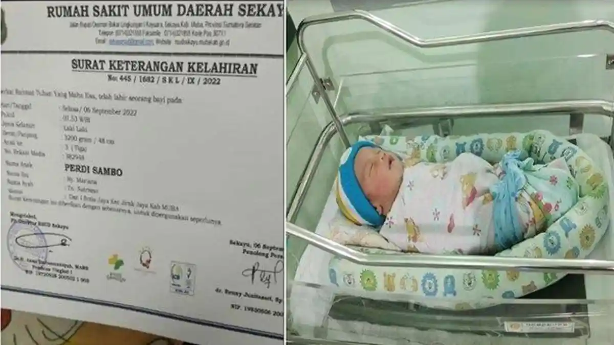 DEMAM Ferdy Sambo, Pasutri Ini Namakan Bayinya Perdi Sambo, Diharapkan Jadi Jenderal, Bukan Pembunuh