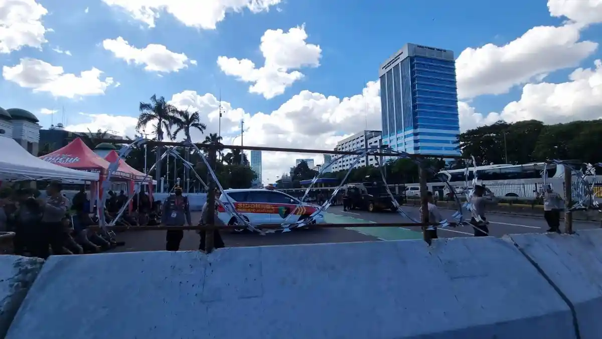 Meski Belum Datang, Massa Tandingan Sudah Diberi Tempat di Depan DPR