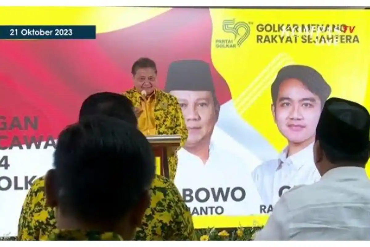 BREAKING NEWS: Golkar Umumkan Mengusung Pasangan Prabowo Gibran