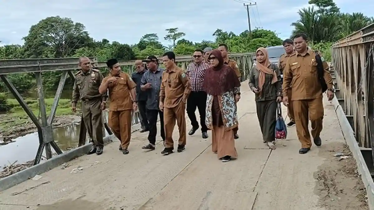 Jembatan Lalla Simeulue yang Ambruk Tuntas Diperbaiki