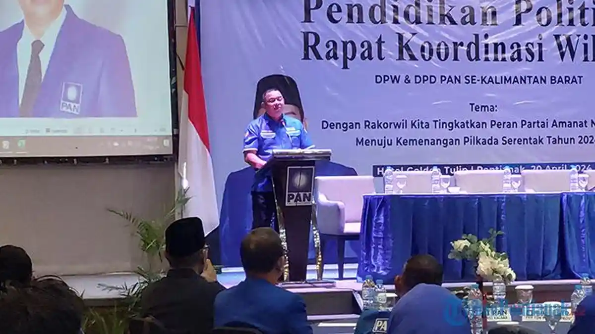 PAN Kalbar Gelar Rakorwil, Targetkan Menang Pilkada 2024 di 8 Daerah