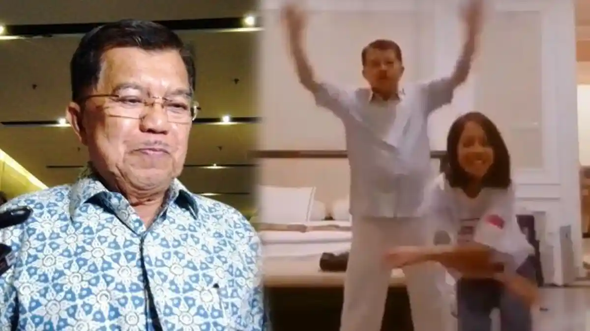 Viral Goyang Tik Tok Bareng Cucu, Ini Klarifikasi Jusuf Kalla