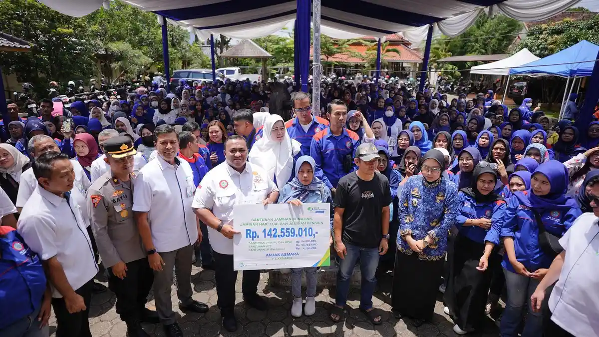 Pabrik Bulu Mata di Garut Pailit, KSPSI dan Bos BPJS Ketenagakerjaan Pastikan JHT Pekerja Cair