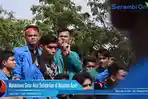VIDEO - Mahasiswa Gelar Aksi Solidaritas di Mapolda Aceh