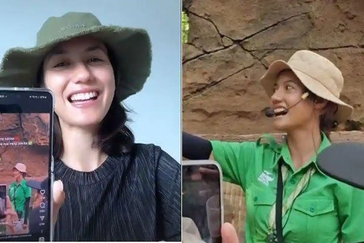 Viral Video, Pemandu Kebun Binatang Mirip Pevita Pearce, Sang Artis Beri Respons tak Terduga