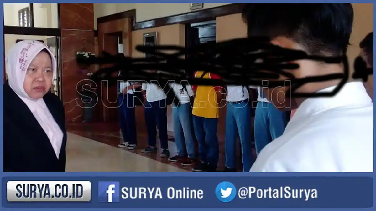 Bolos Sekolah, 14 Pelajar Dimarahi Walikota Surabaya