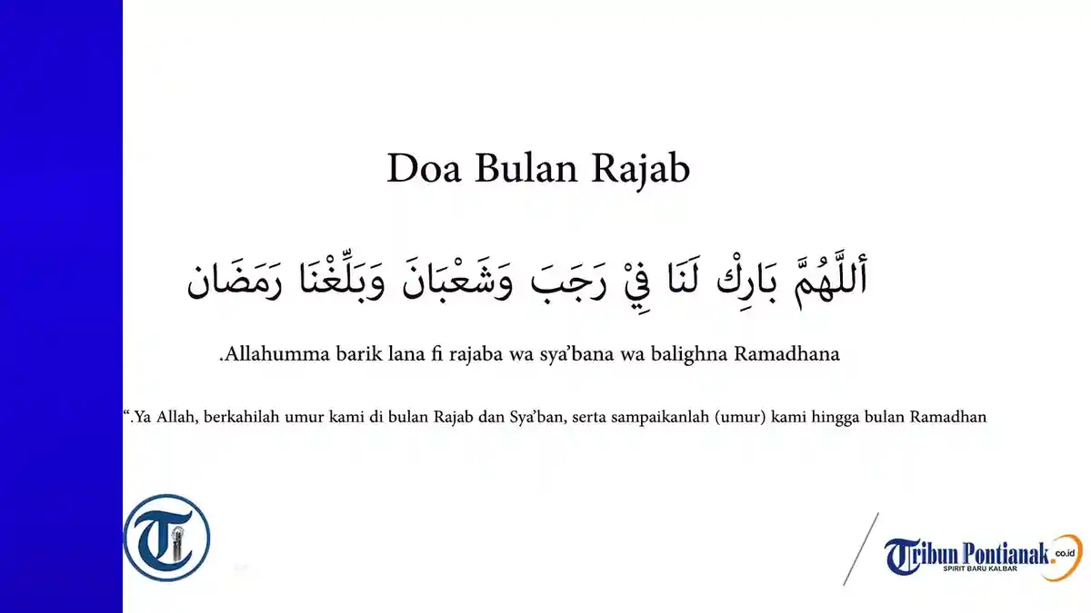 Doa Bulan Rajab Malam Ini Agar Diberkahi di Sya'ban dan Disampaikan ...