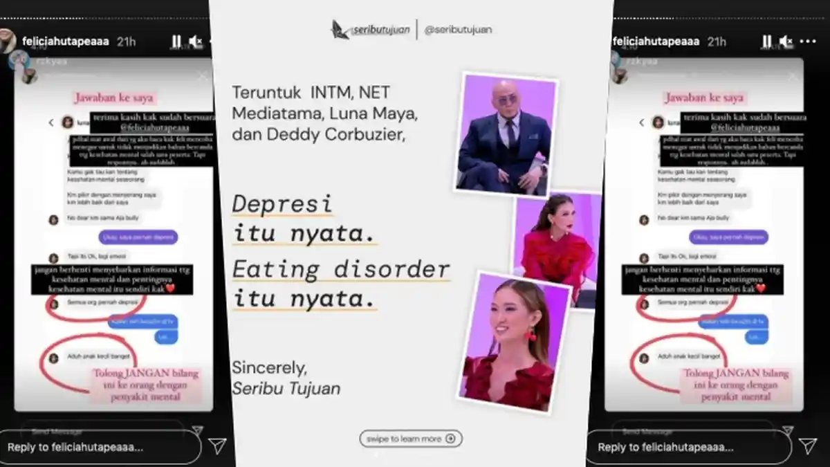 Anak Hotman Paris, Felicia Hutapea Sentil Luna Maya terkait Pengakuan Danella Ilene, Peserta INTM