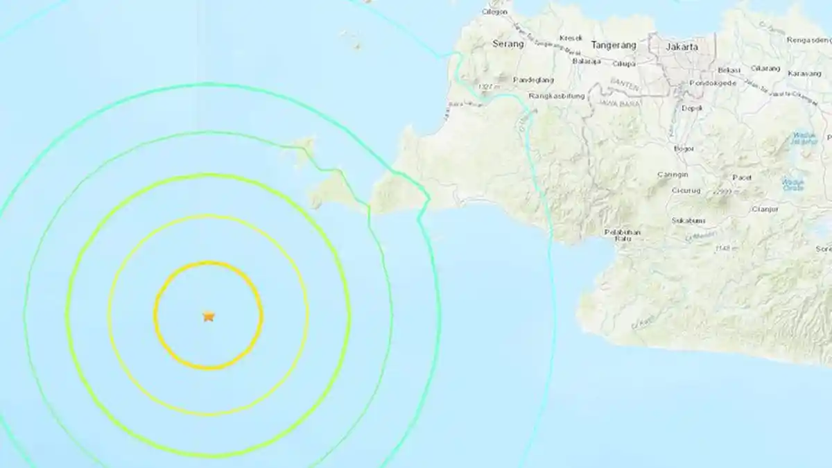 BMKG Cabut Peringatan Dini Tsunami Pasca Gempa Magnitudo 7.4 di Barat Daya Sumur, Banten