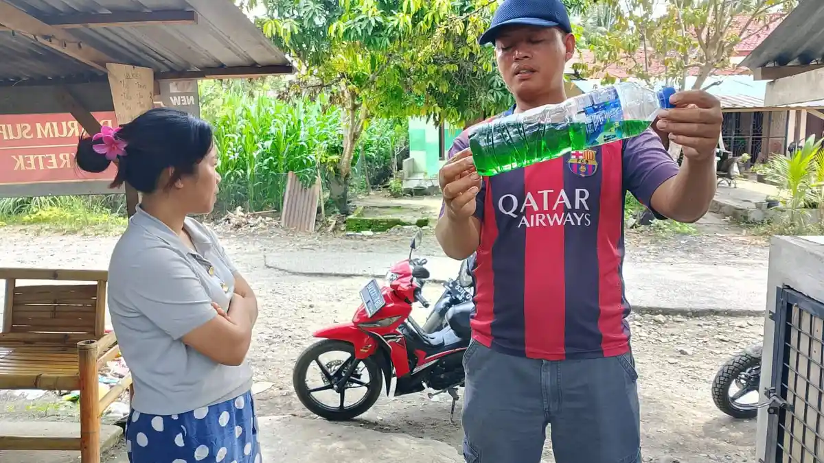 Bantah Isu BBM Oplosan yang Viral, Polsek Silou Kahean Simalungun Langsung Cek ke Lapangan