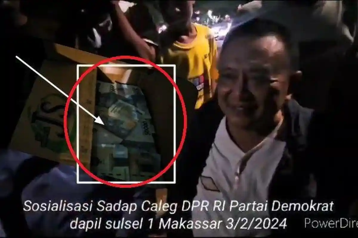 VIRAL LOKAL: Saya Bersedekah, Pengakuan Caleg Pendukung Prabowo Bagi-bagi Uang di Makassar