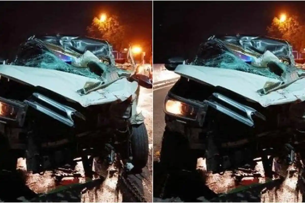 Kecelakaan Maut Pukul 02.30 WIB, Satu Orang Tewas, Mobil Innova Tabrak Belakang Truk