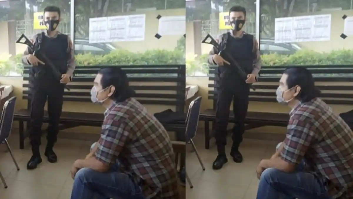 Mantan Suami Polwan Datangi Polda Babel Sambil Bawa Kapak, Ingin Istri dan Anak Kembali ke Rumah
