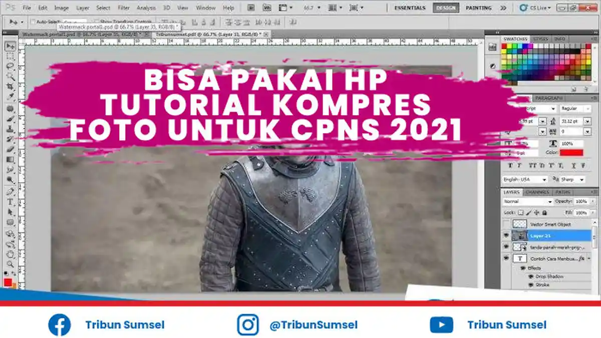 Cara Kompres File dan Perbesar Foto untuk Tes CPNS Terbaru 2021, Ketentuan 300 KB dan 1000 KB