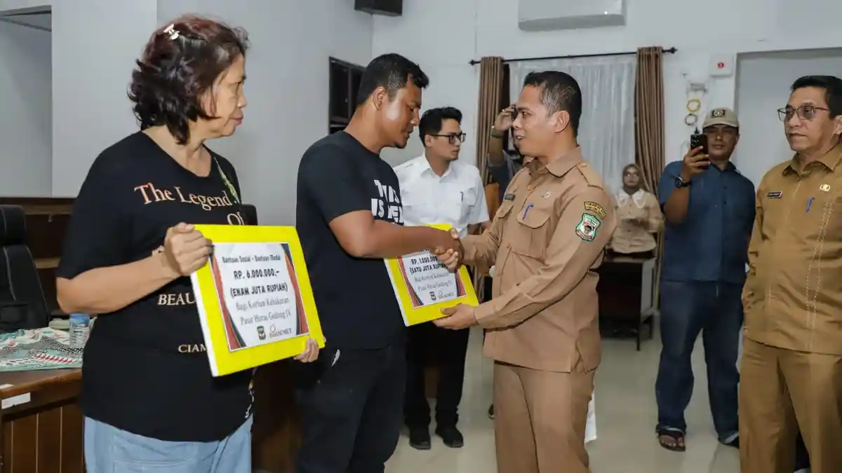 2 Hari Setelah Kebakaran, Pemko Siantar Percepat Bantuan Modal ke Pedagang Pasar Horas