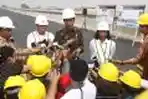 Presiden Jokowi Tinjau Pembangunan Tol Becakayu