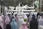 Naskah Kultum Salat Subuh 16 Ramadan 1447 H/Jumat 6 Maret 2026: Puasa dan Persatuan Umat