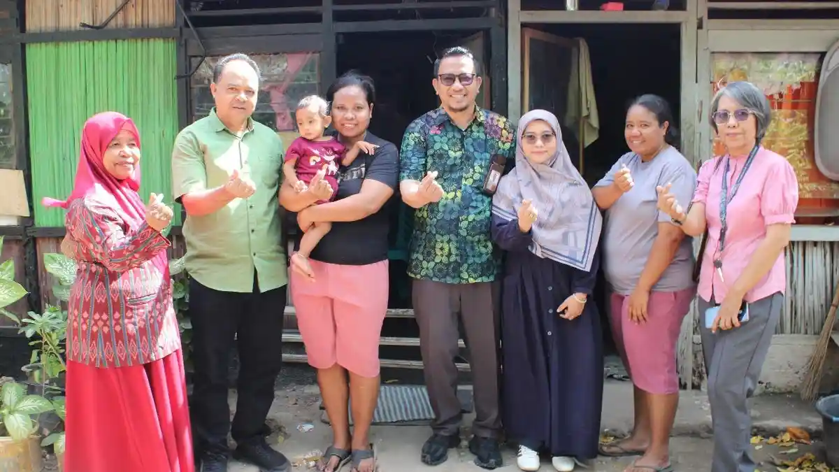 BKKBN NTT Kunjungi ke Keluarga Berisiko Stunting di Kota Kupang