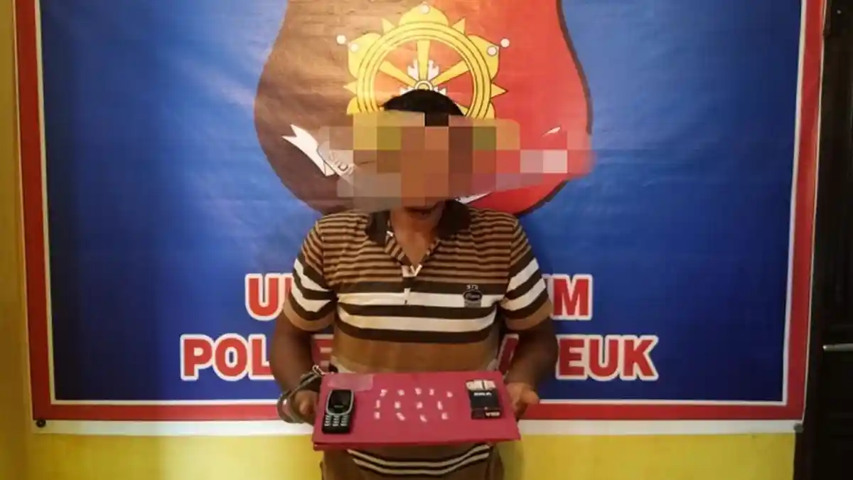 Penadah Sepmor Diamankan Beserta 13 Paket Sabu-Sabu