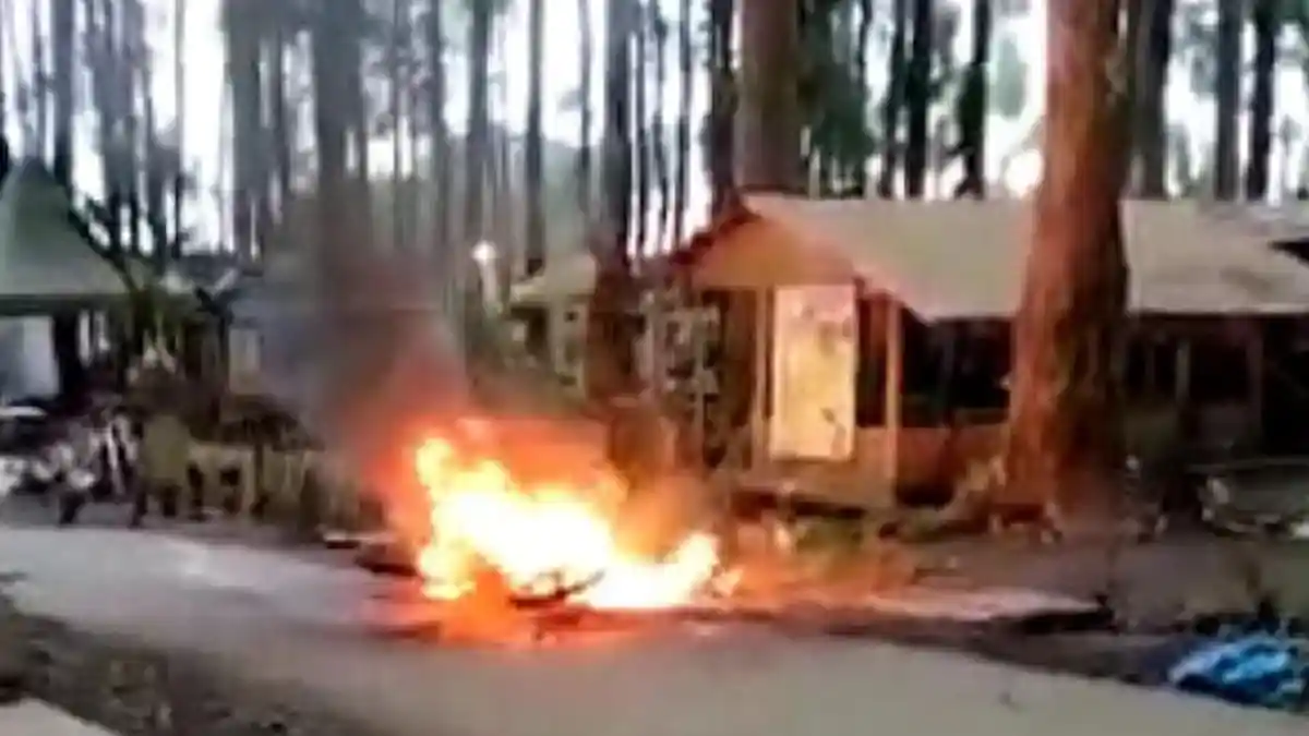Muncul Percikan Api dari Busi, Motor Angkut Rumput di Wisata Siti Sundari Terbakar, Sisa Rangka Besi
