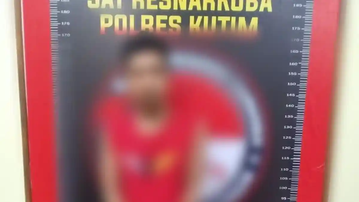Warga Sangatta Selatan Terciduk Simpan 5 Poket Sabu, Dibekuk saat Berada di Bawah Kolong Rumah