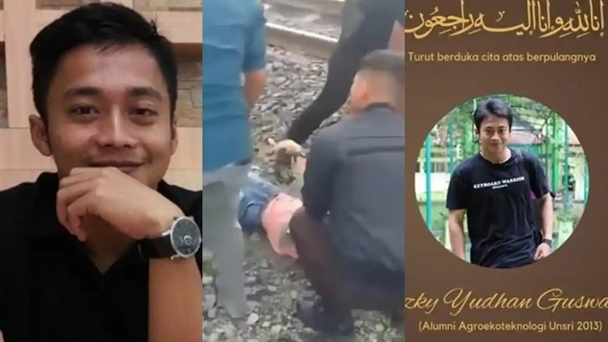 Sosok Rizky Yudhan Korban Tewas Tertabrak Kereta Api di Prabumulih ...