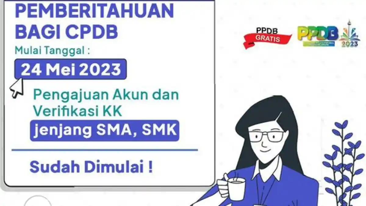 Cara Pengajuan Akun PPDB DKI Jakarta 2023 Jenjang SMA dan SMK, Dibuka Hari Ini 24 Mei 2023