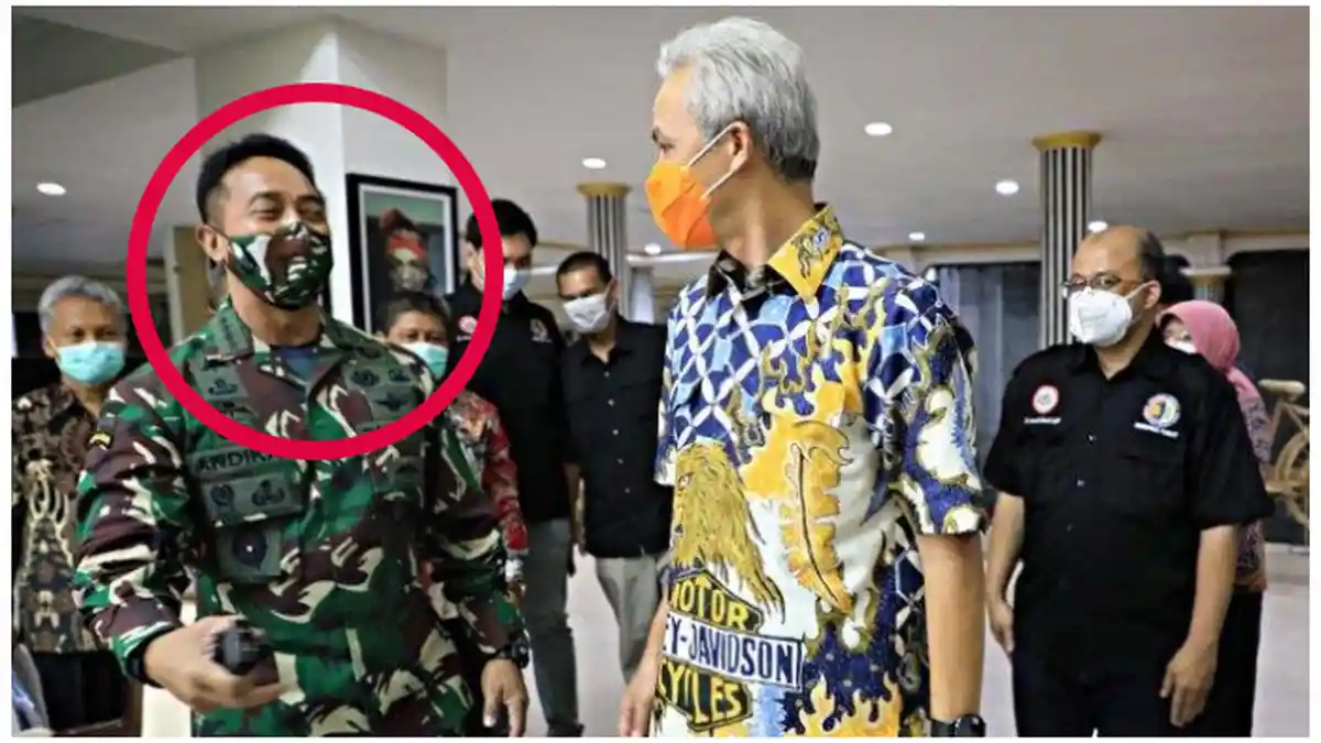 Malam-malam Jenderal TNI KSAD Andika Perkasa Ketok Pintu Rumah Ganjar Pranowo