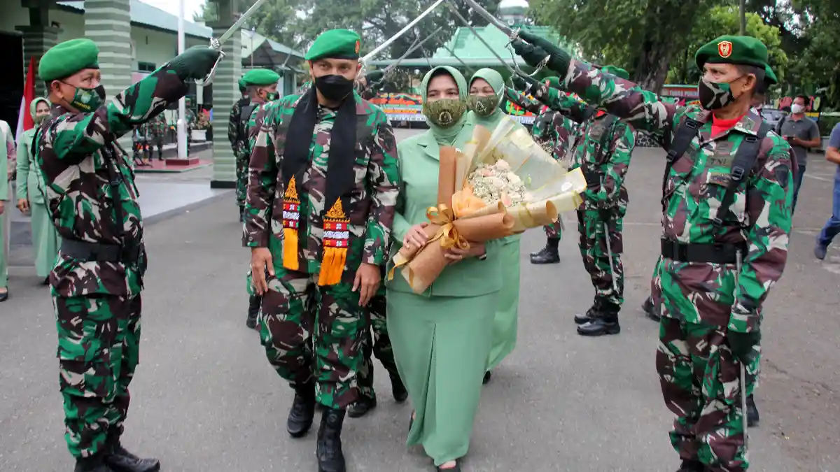 Kodim Aceh Besar Gelar Tradisi Lepas Sambut Dandim