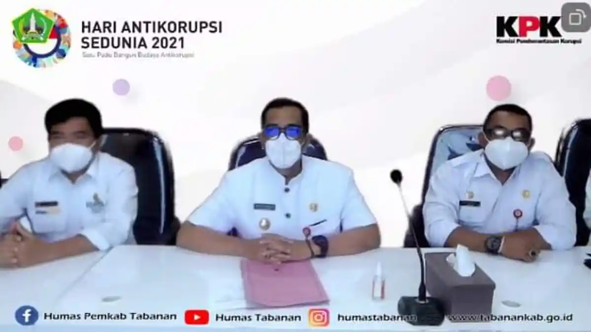 Dukung Program KPK: Bupati Tabanan Menghadiri Seminar Peringatan Hari Anti Korupsi Sedunia