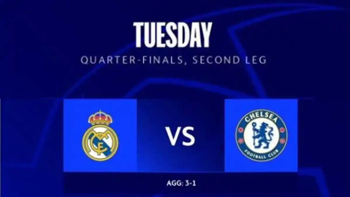 Siaran Langsung & Link Live Streaming Real Madrid vs Chelsea Leg 2 Liga Champions Malam Ini