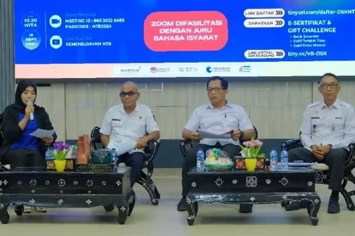 Kemenkumahm NTB Diskusi Kebijakan Gunakan Juru Bahasa Isyarat dalam Implementasi P5HAM