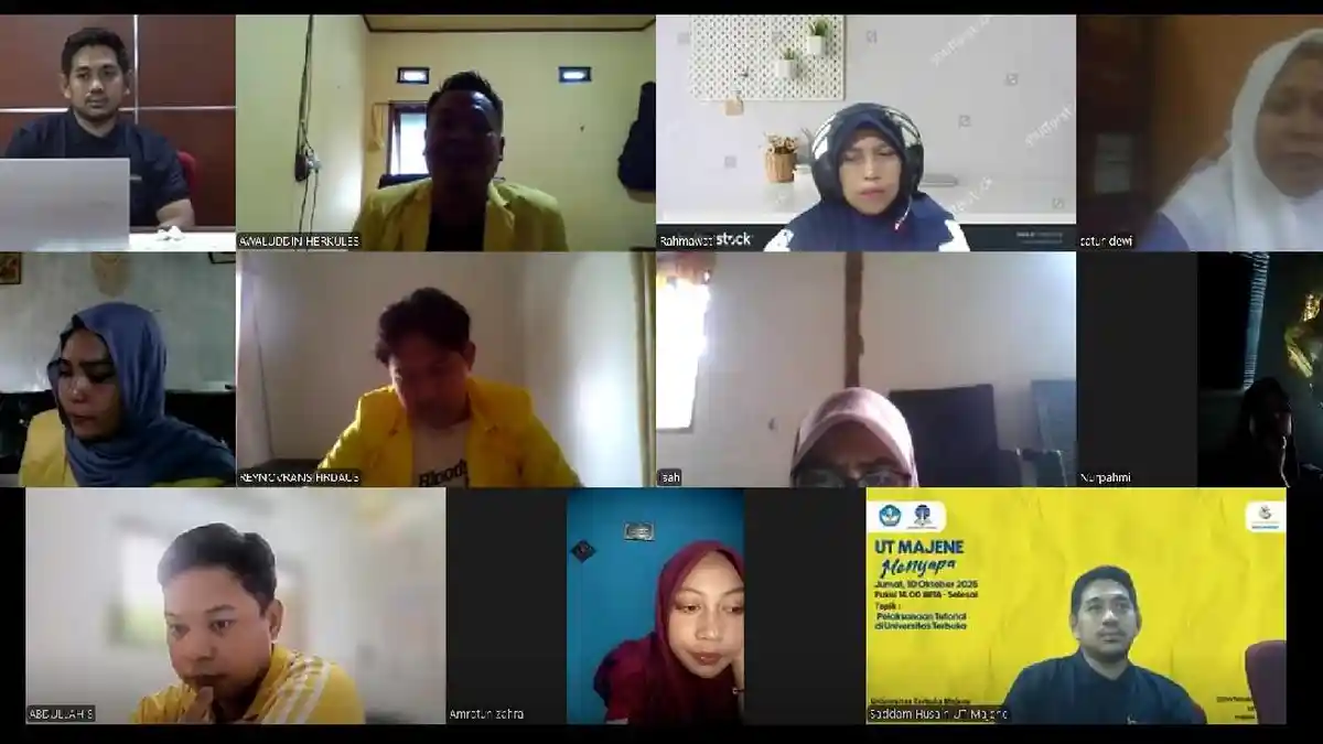 UT Majene Menyapa, Optimalkan Belajar Jarak Jauh dengan Tutorial dan Kurikulum Baru