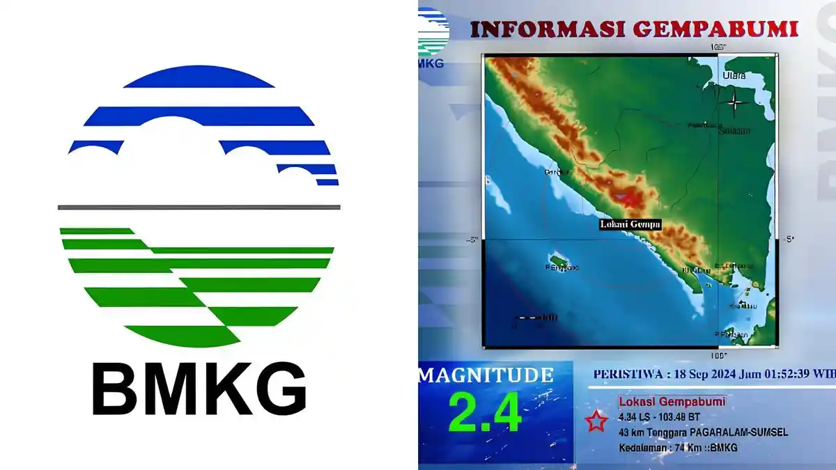 Pagar Alam Sumatera Selatan Diguncang Gempa Hari Ini, Cek Pusat Gempa Terkini dan Magnitudo via BMKG