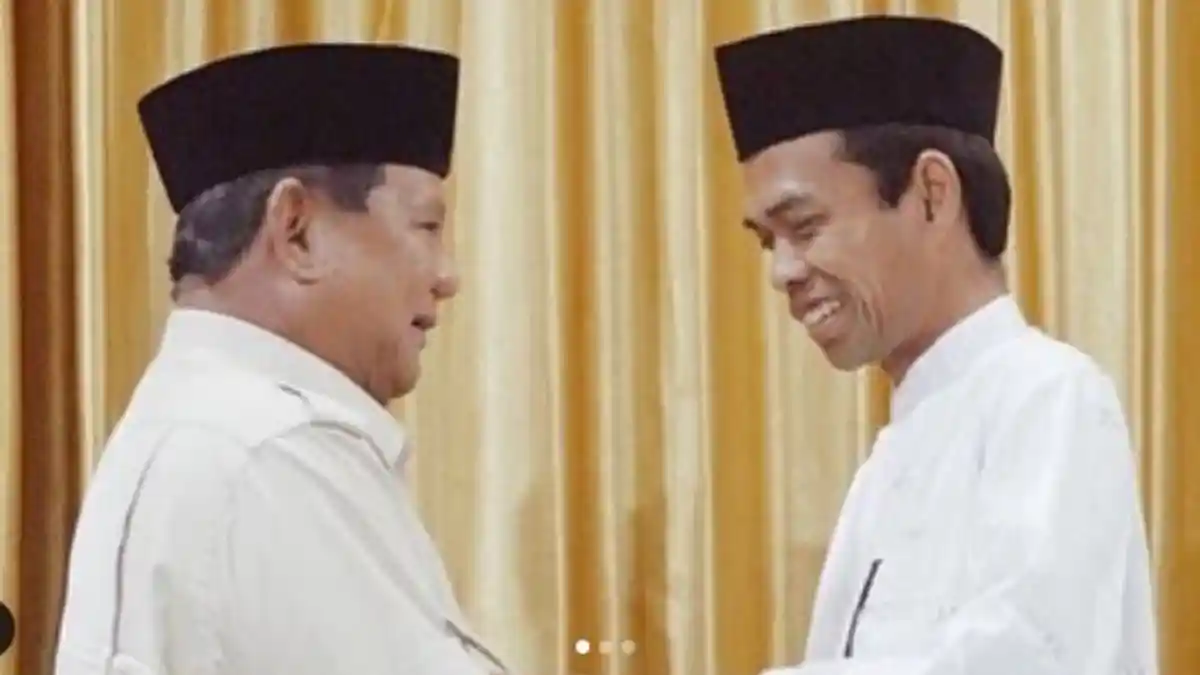 Cerita UAS Bertemu Ulama yang Mimpikan Bertemu Prabowo Subianto 5 Kali, Lihat Reaksi Prabowo