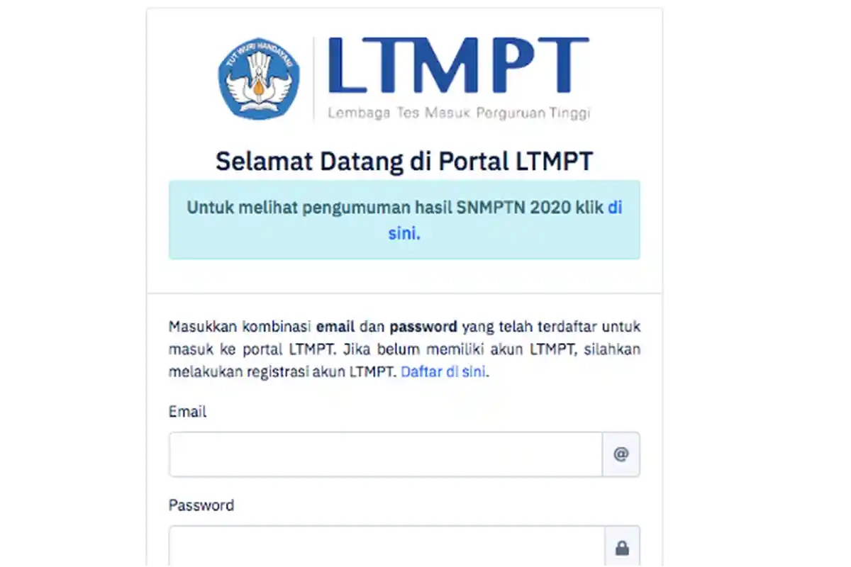 Pengumuman SNMPTN 2020 Terbaru di ltmpt.ac.id & Laman Mirror UI, UGM, Undip, Unair, Unhas, ITB, IPB