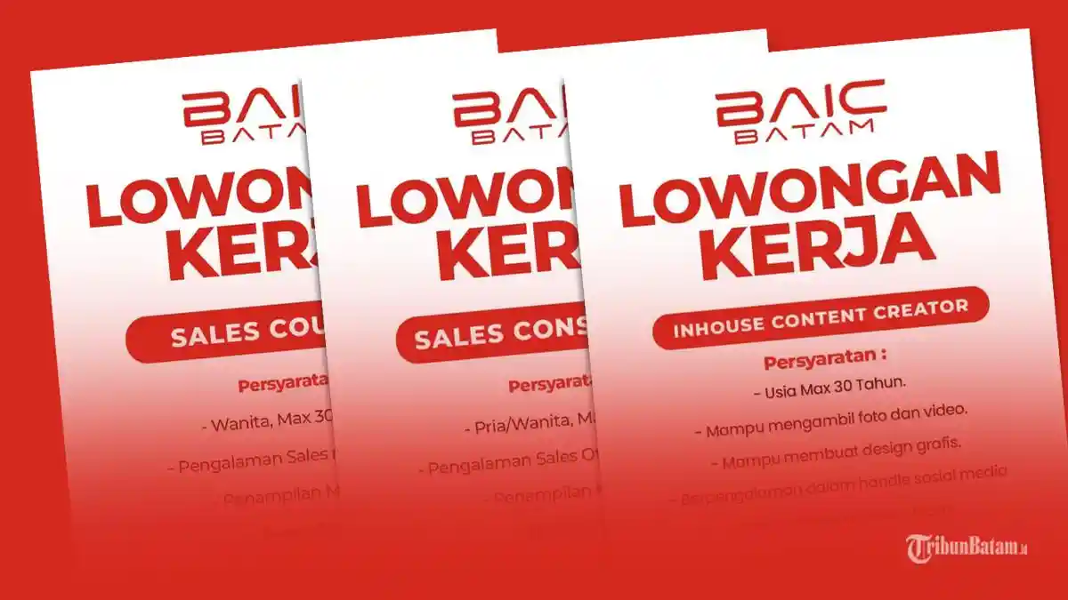 Lowongan Kerja Batam - BAIC Batam Loker Sales Counter, Sales Consultant, Inhouse Content Creator