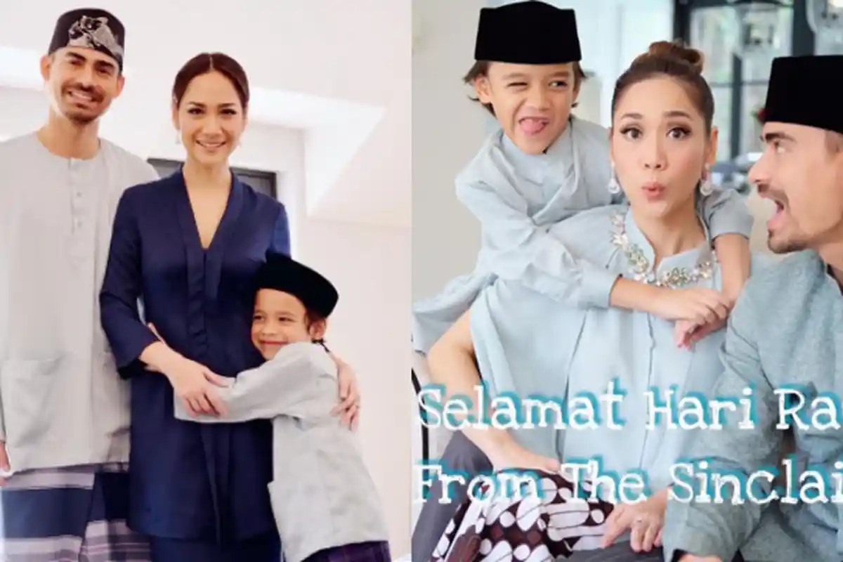 Astaga, Netizen Kaget Bukan Main Lihat Foto Lebaran Keluarga Bunga Citra Lestari-Ashraf Sinclair!