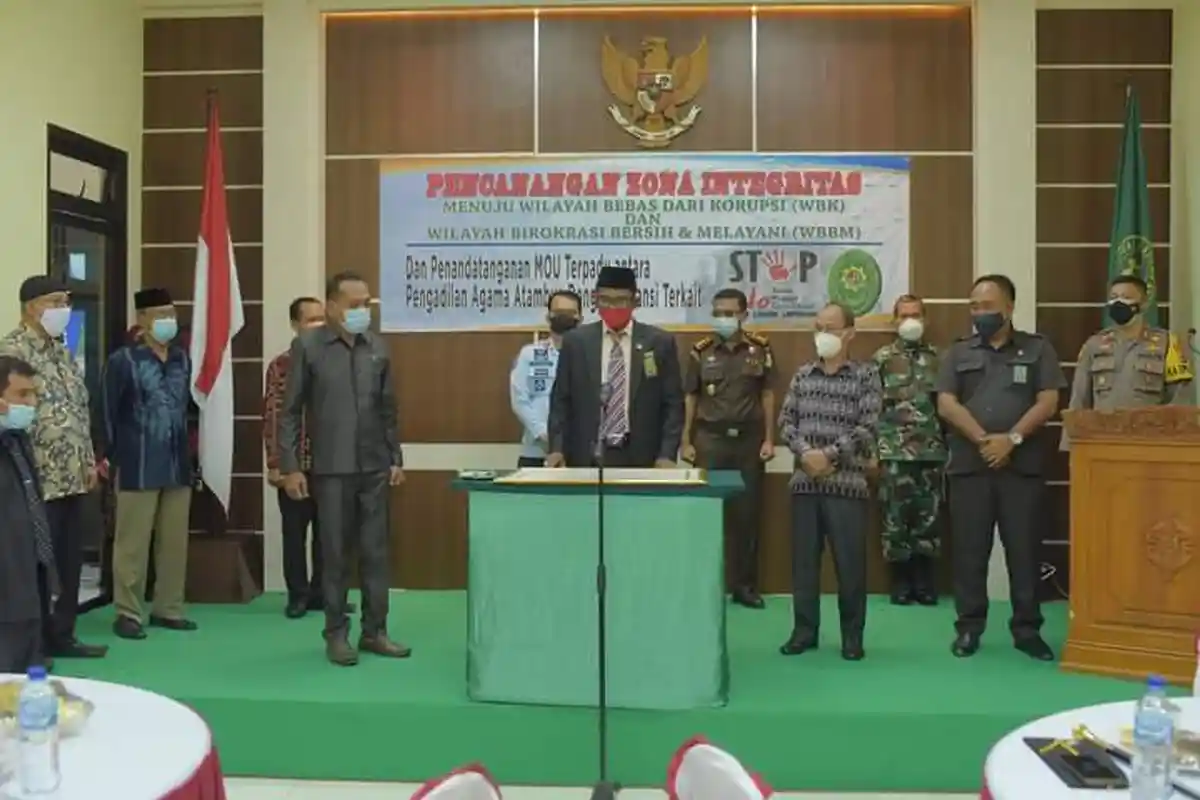 Pengadilan Agama Atambua Canangkan Zona Integritas Menuju Wilayah Bebas dari Korupsi