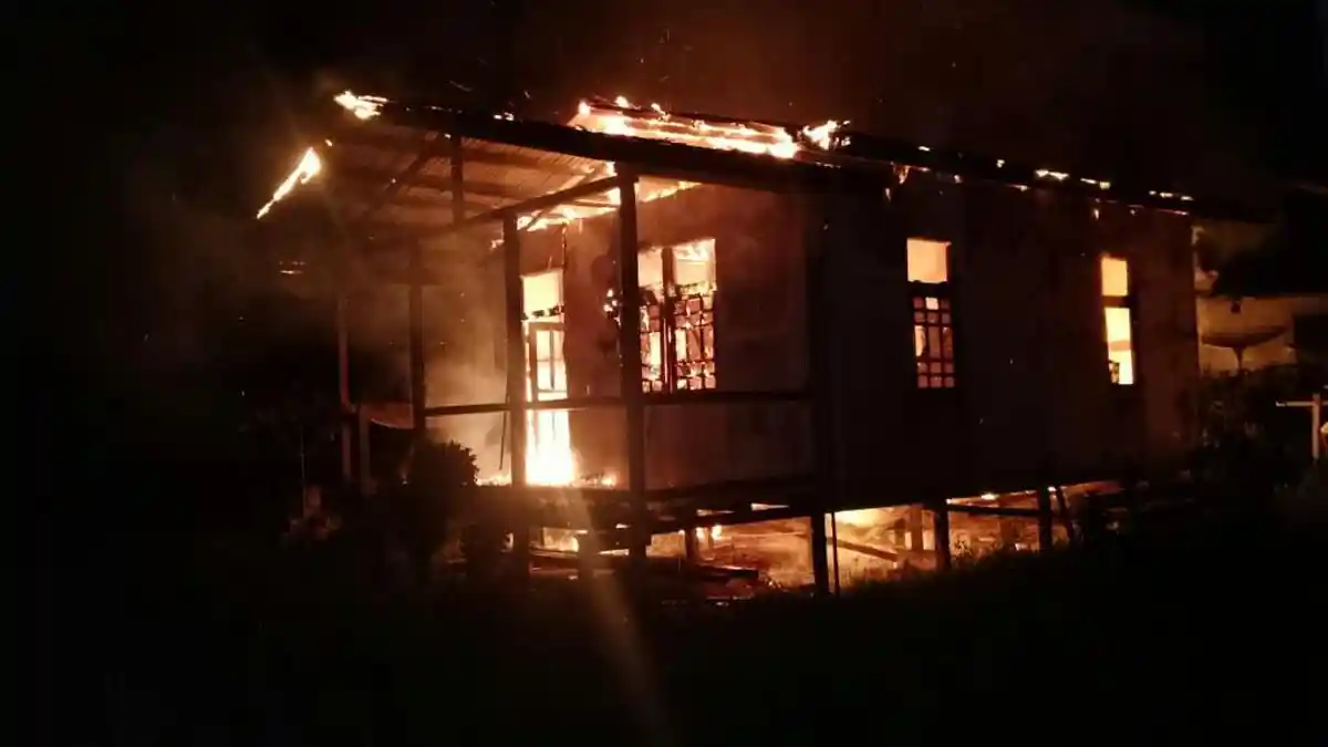 Rumah Tondan Hangus Terbakar, Segini Jumlah Kerugian Yang Diderita Korban