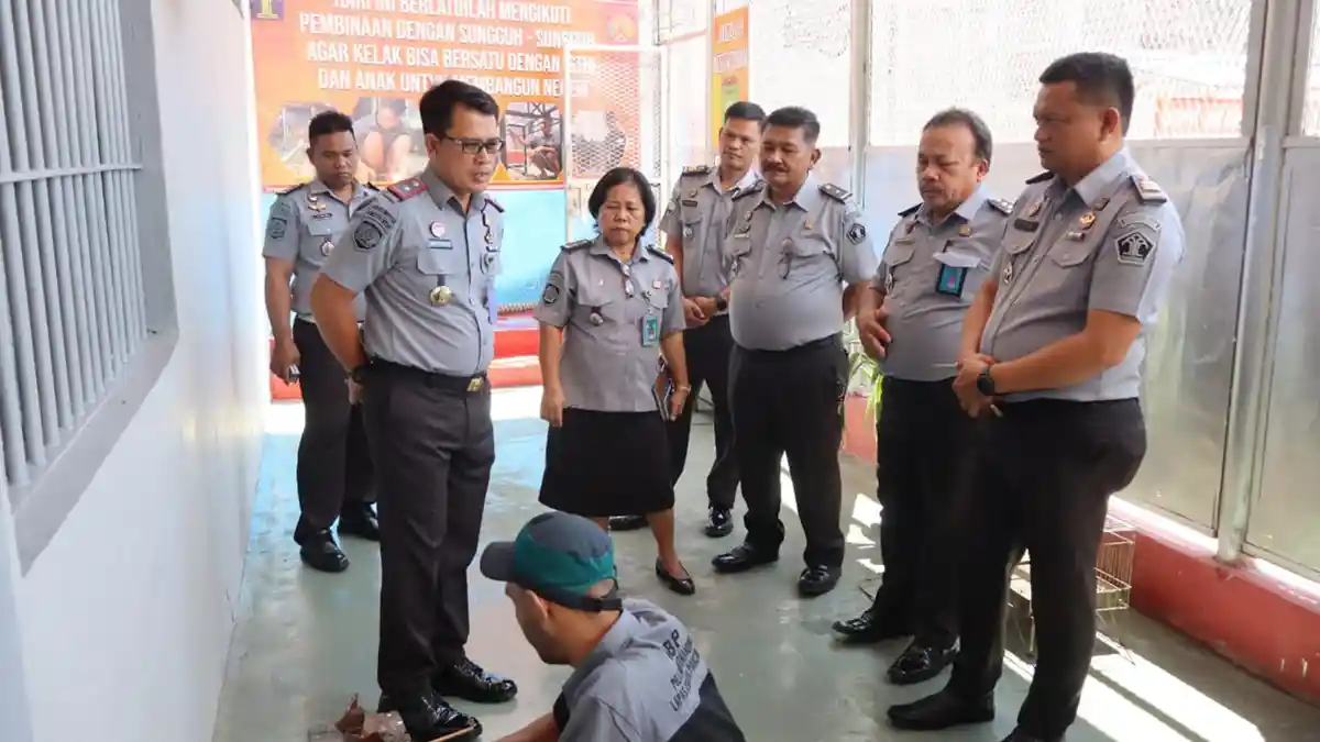 Monitoring Lapangan, Kalapas Pancur Batu Pastikan Pelayanan Berkualitas bagi WBP